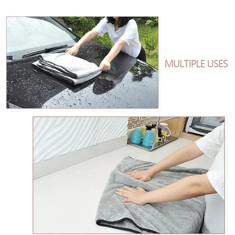 Microfiber Car Wash Towel – Super Absorbent Auto Cleaning & Drying Cloth