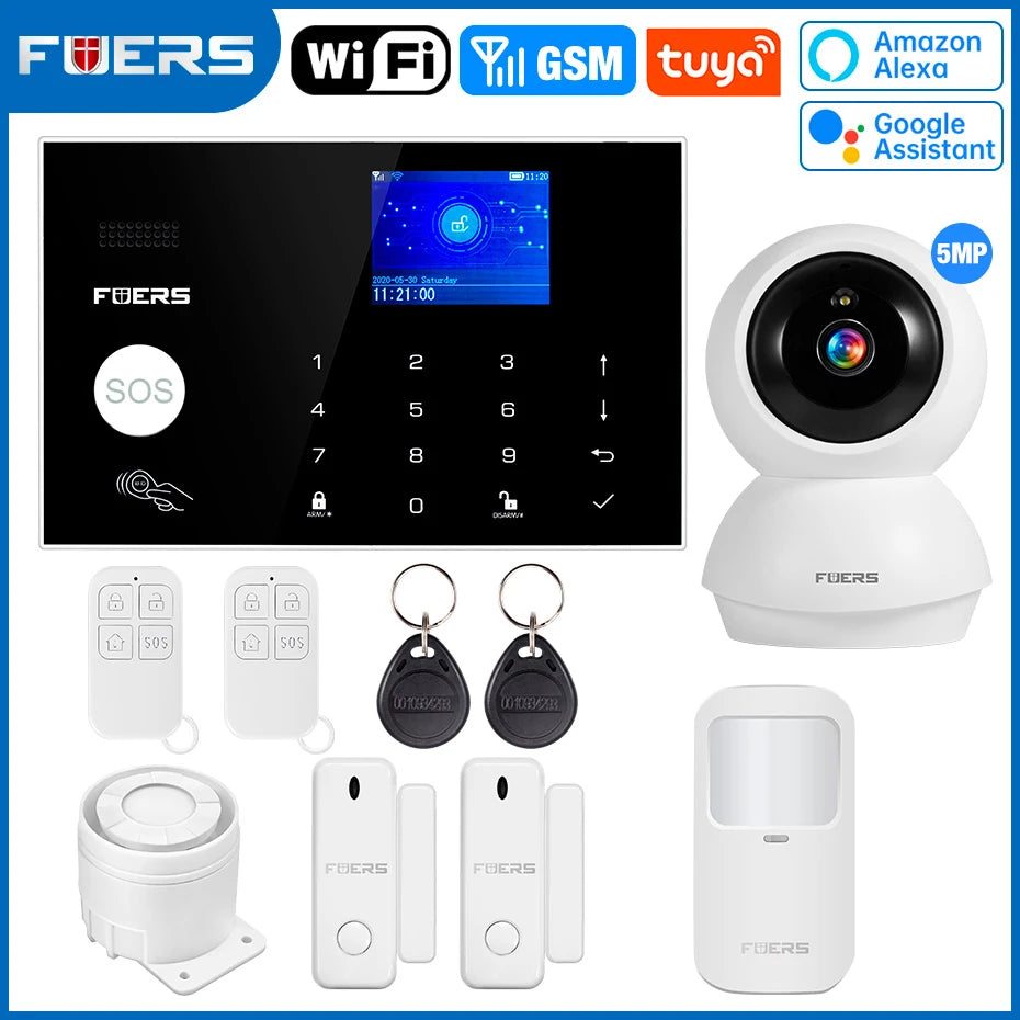Smart WiFi GSM Home Alarm System Tuya | מערכת אזעקה ביתית WiFi GSM חכמה