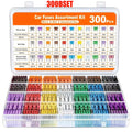 100pcs Car Blade Fuses Set – 2A to 35A Assorted Automotive Fuse Kit for Car/RV/Truck