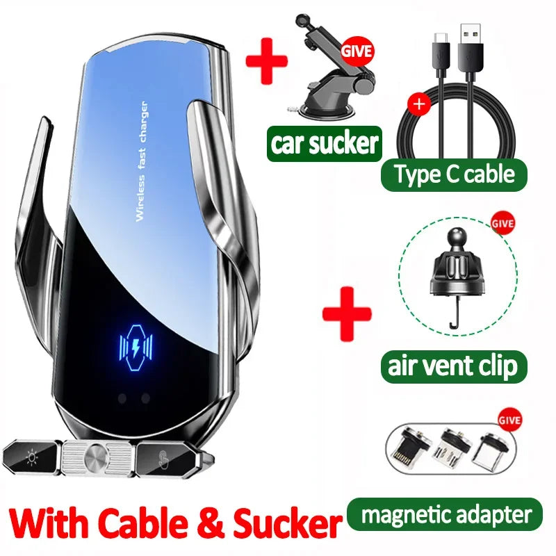 Magnetic Wireless Car Charger Air Vent | מטען אלחוטי מגנטי לפתח מזגן