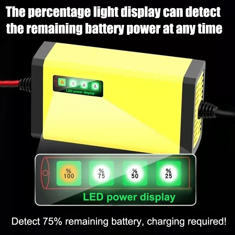 Car Battery Charger 12V 2A 220V Power Puls Repair Charger