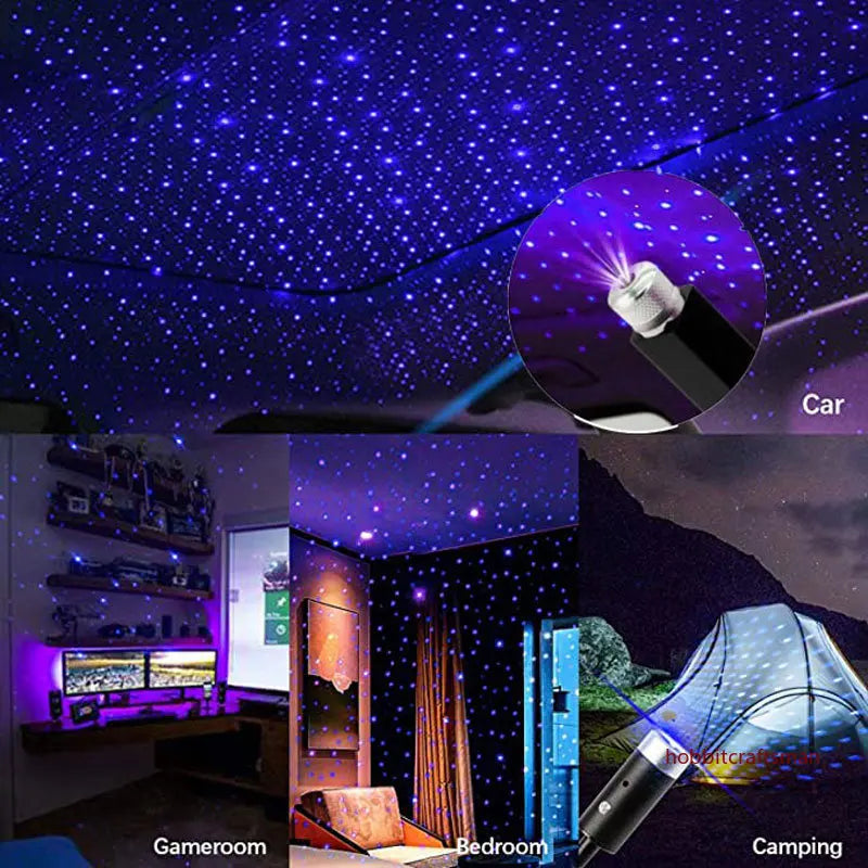 Mini LED Car Star Roof Light Projector