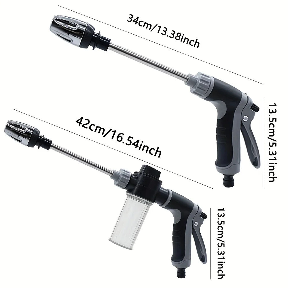 High-Pressure Car Wash Water Gun – Foam Sprayer Nozzle for Car, Garden & RV Cleaning