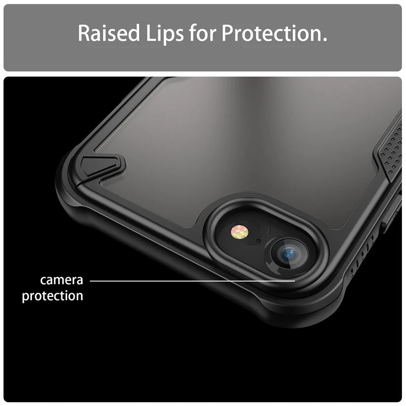 Translucent Matte Armor Case For iPhone SE