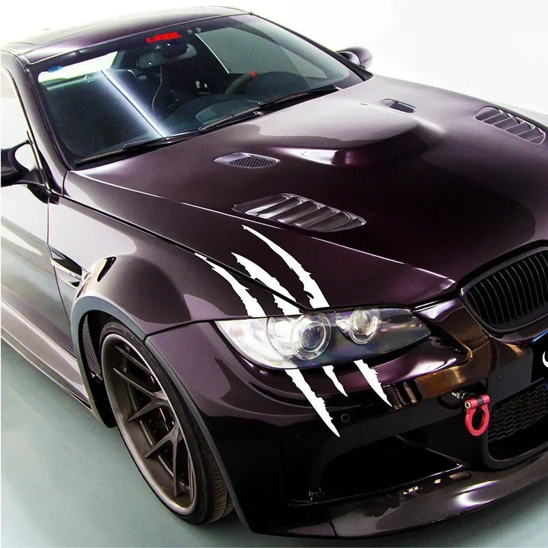 Ghost Claw Scratch Car Sticker – 40x12cm Funny Car Body Decal (1PC)