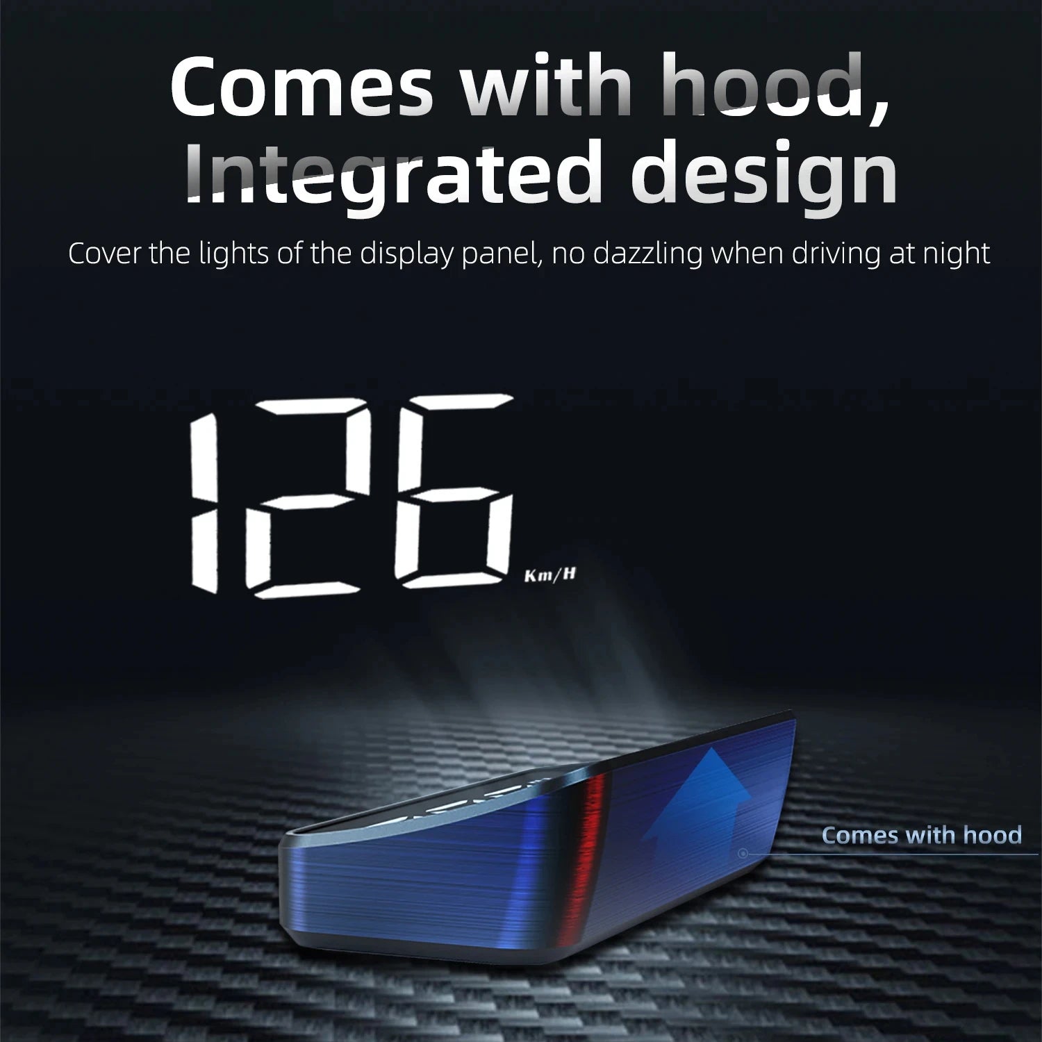 M2 HD Car Head up Display GPS Speedometer KM/H