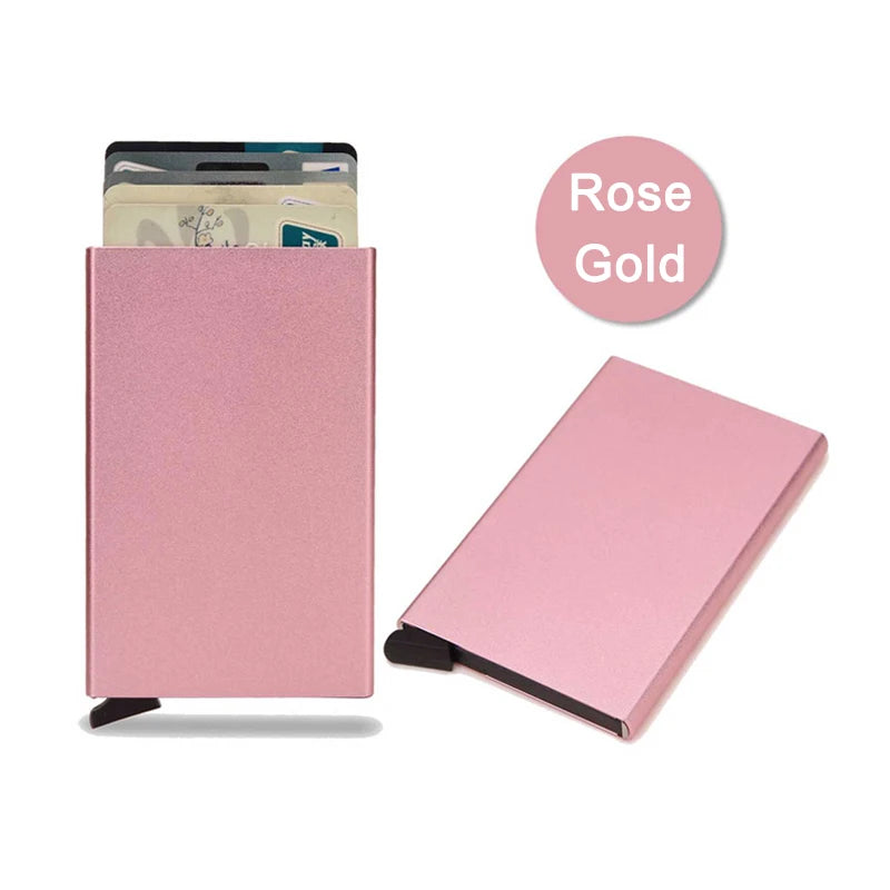 RFID Smart Wallet Metal Slim Pop-Up | ארנק מתכתי דק RFID פופ-אפ