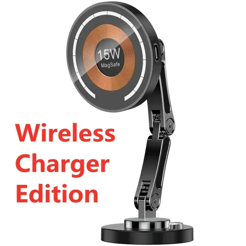 Magnetic Car Wireless Charger Stand | מעמד טעינה אלחוטית מגנטית לרכב