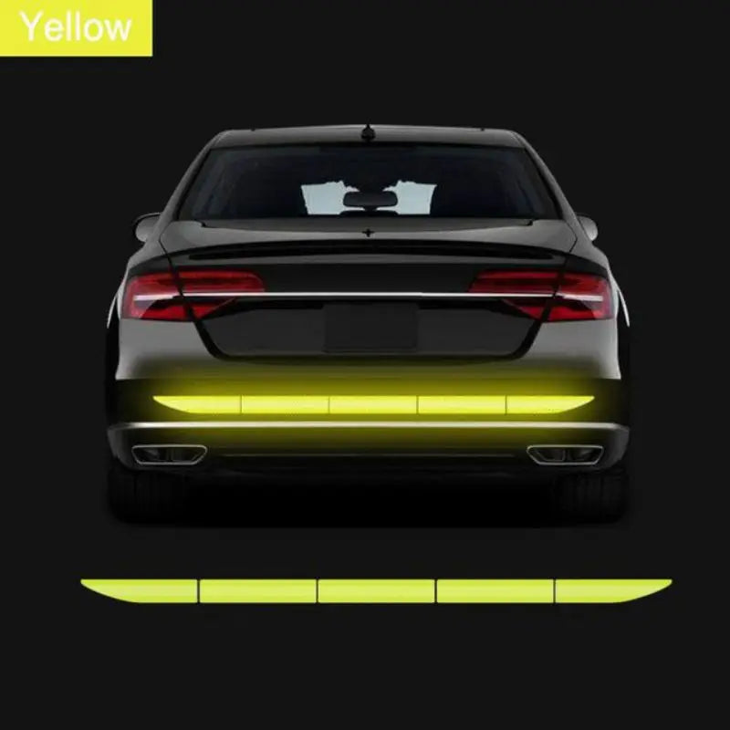 Car Wheel Hub Reflective Strips – Door Handle Safety Warning Stickers for Auto Exterior