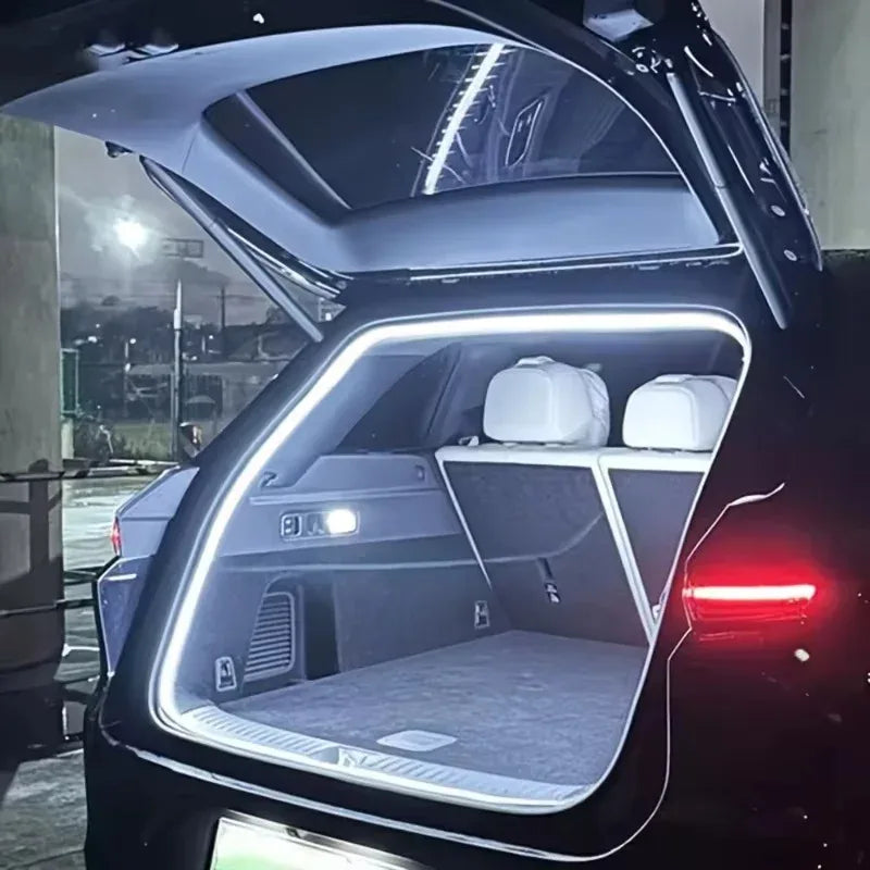 Car Trunk LED Light Strip – High Brightness Automatic Sensor Tailgate Ambient Lighting (Wiring-Free)
