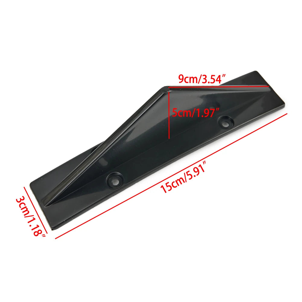 4PCS Car Rear Bumper Lip Splitter – Universal Diffuser Spoiler Scratch Protector Trim Caps