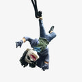 Car Resin Pendant – Cartoon Rearview Mirror Hanging Decoration (Cowhide Style Joker Design)