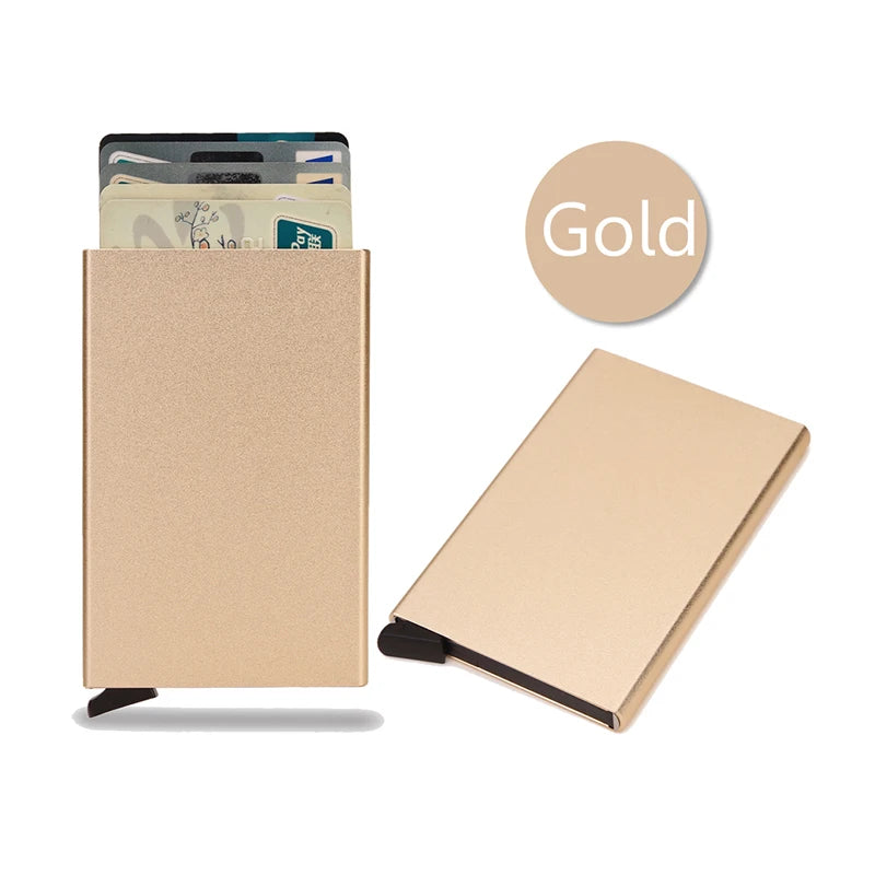 RFID Smart Wallet Metal Slim Pop-Up | ארנק מתכתי דק RFID פופ-אפ