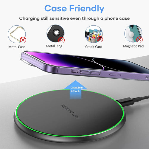 15W Fast Wireless Charger Pad