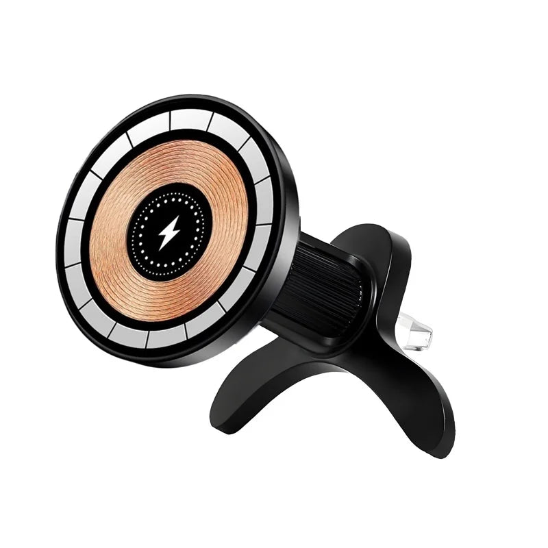 Magnetic Wireless Car Charger 15W | מטען מגנטי אלחוטי 15W לרכב