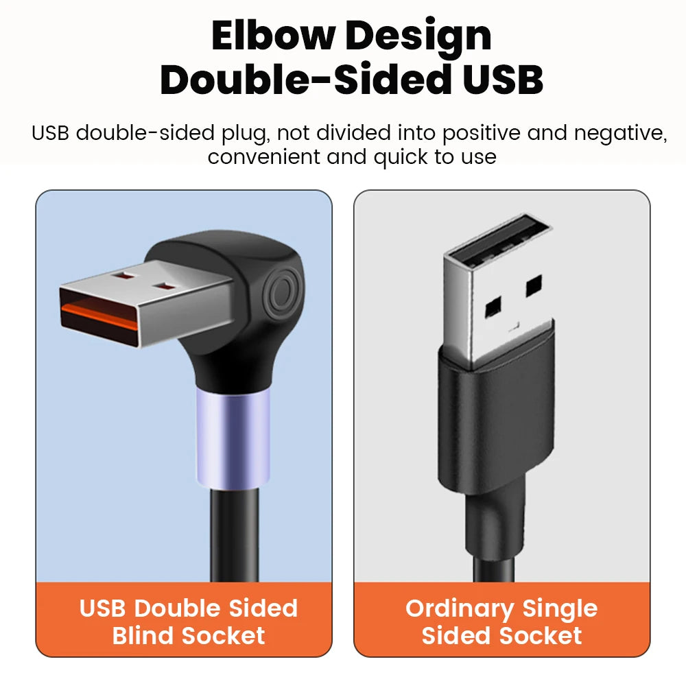 Short Spring USB-C Cable 66W 20cm-1m | כבל USB-C ספירלי קצר 66W