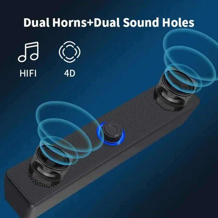 Bluetooth Soundbar Speaker USB Powered | סאונדבאר Bluetooth מופעל USB