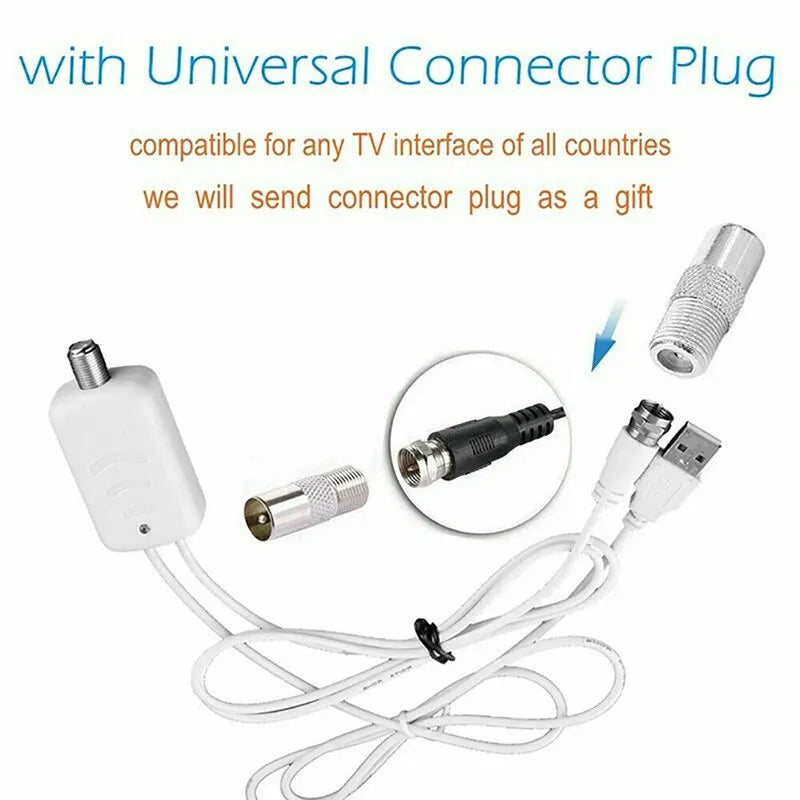 4K Indoor TV Digital Box Antenna HD HDTV Antena DVB-T/T2 DVBT2 Cable TV Antena 5000 Miles UHF VHF DTV Antennas Aerial For Car RV