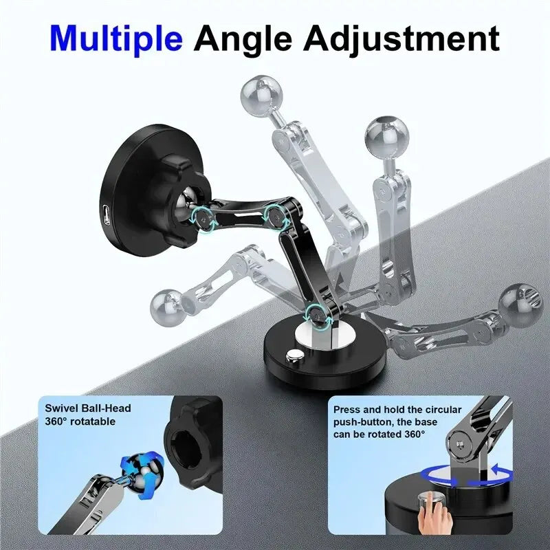 Magnetic Car Wireless Charger Stand | מעמד טעינה אלחוטית מגנטית לרכב