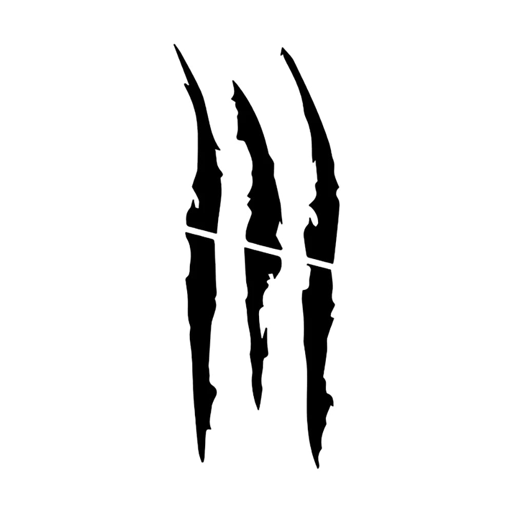 Monster Claw Scratch Sticker – Universal Car & Motorcycle Reflective Waterproof Decal