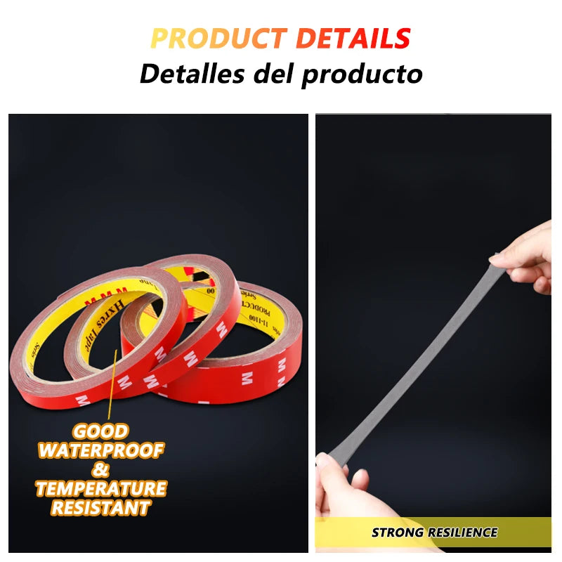 iLMH Extra Strong Double Sided Tape – High Viscosity Car Mounting Adhesive (No Residue)