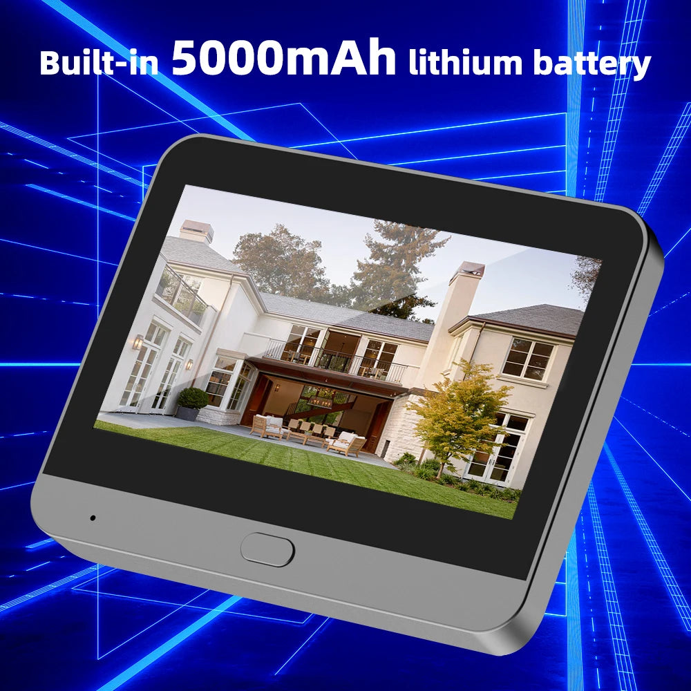 Smart Peephole Camera 3MP WiFi 5000mAh Battery | צופייה חכמה 3MP סוללית 5000mAh