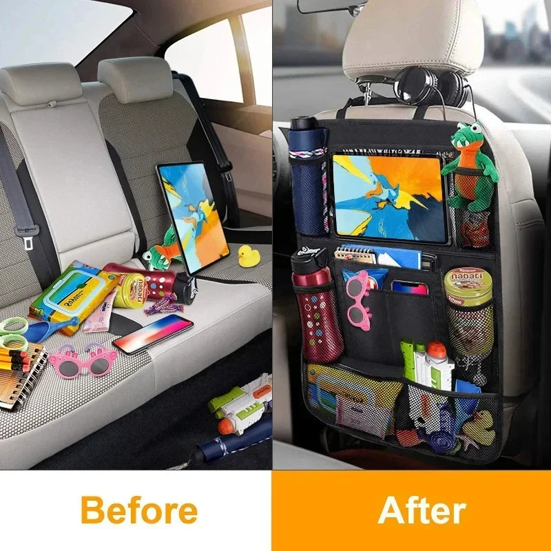 Car Seat Organizer with Tablet Holder