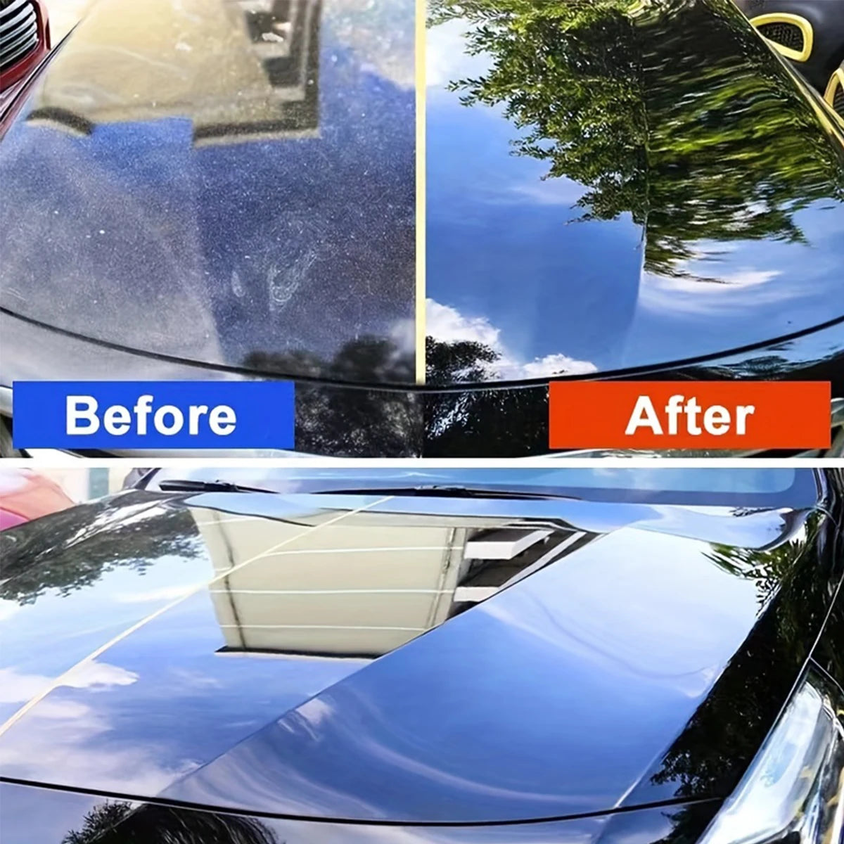 3-in-1 Ceramic Nano Coating Spray – Hydrophobic Car Paint Protection & Shine