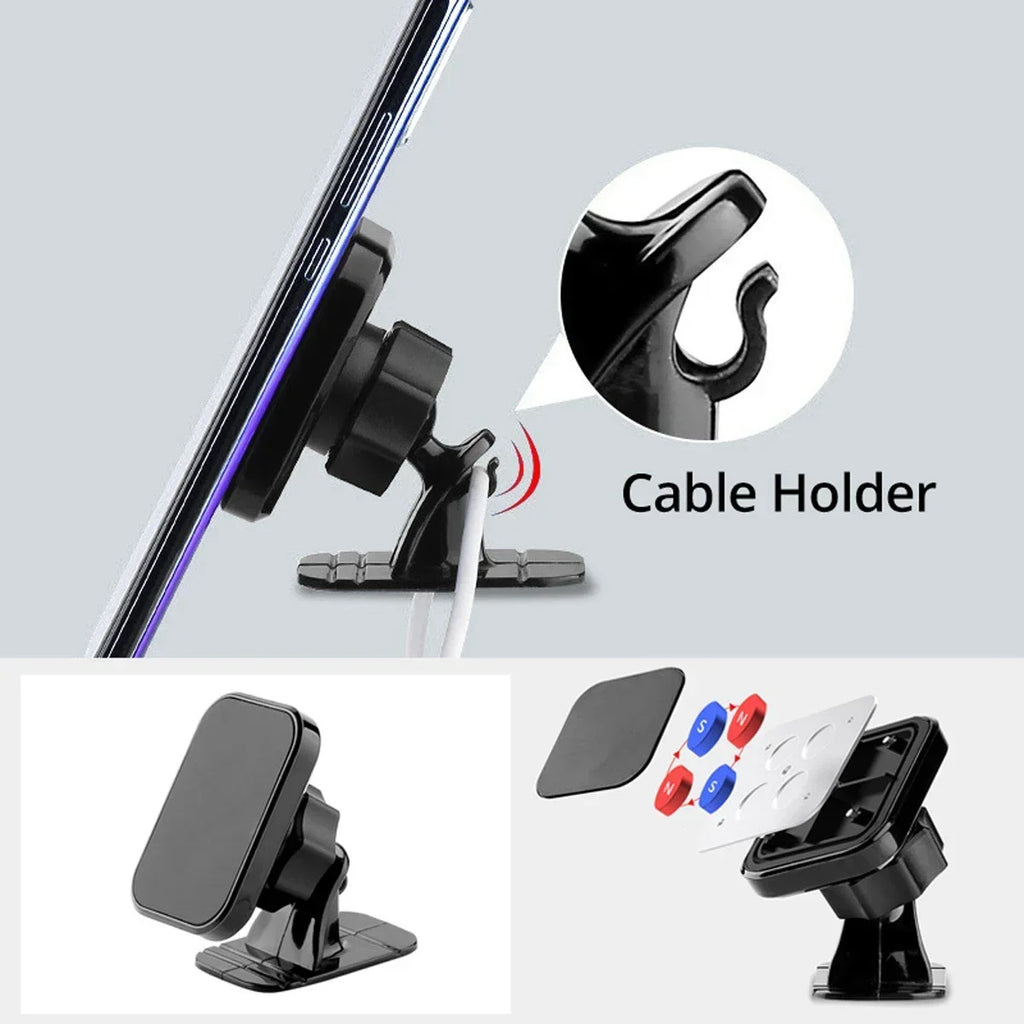 Magnetic Car Phone Holder Air Vent & Dashboard | מעמד טלפון מגנטי למזגן ודשפד