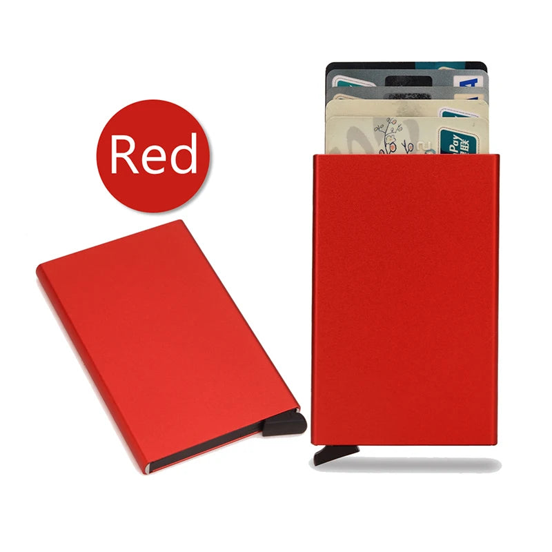 RFID Smart Wallet Metal Slim Pop-Up | ארנק מתכתי דק RFID פופ-אפ
