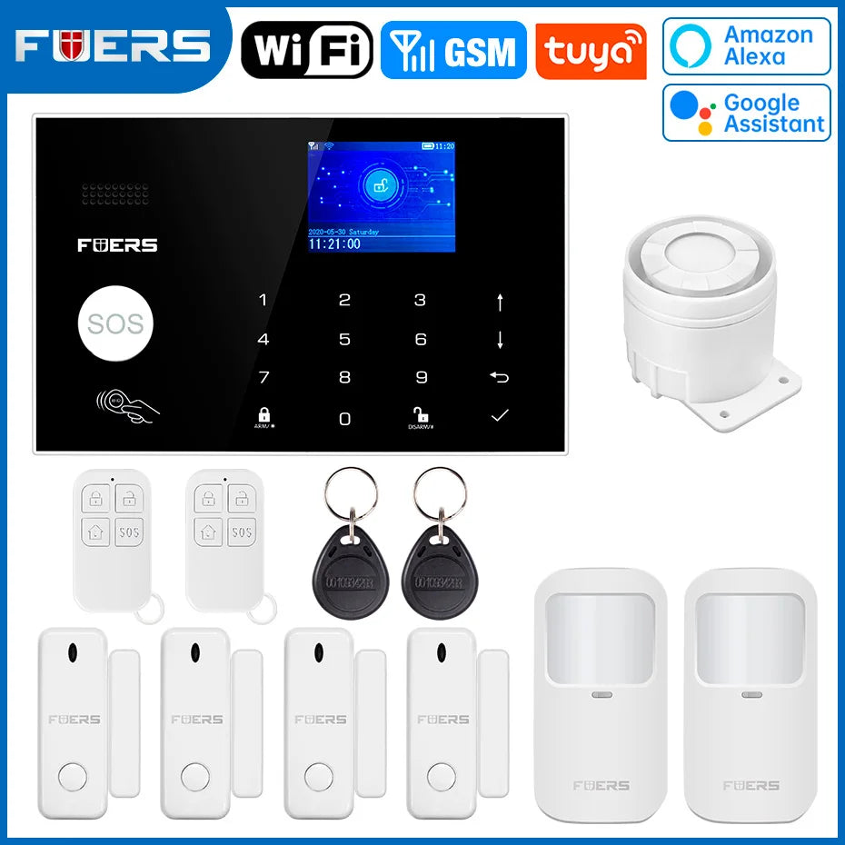 Smart WiFi GSM Home Alarm System Tuya | מערכת אזעקה ביתית WiFi GSM חכמה