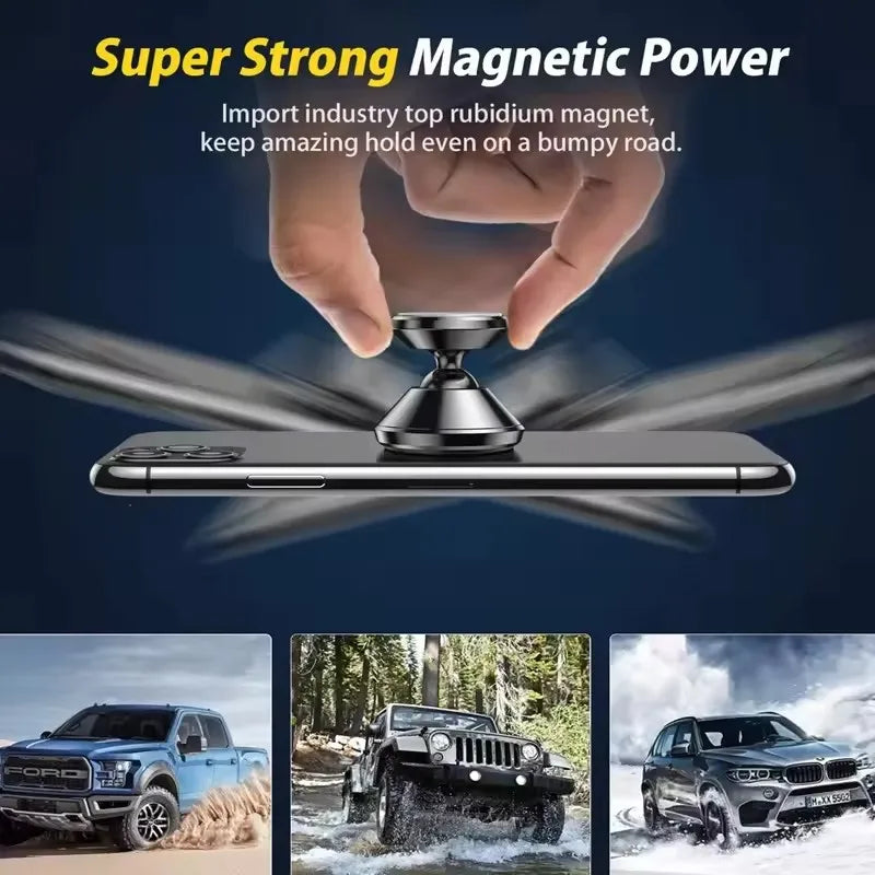Magnetic Car Phone Holder Stick-On Dashboard | מעמד טלפון מגנטי דביקה לדשפד