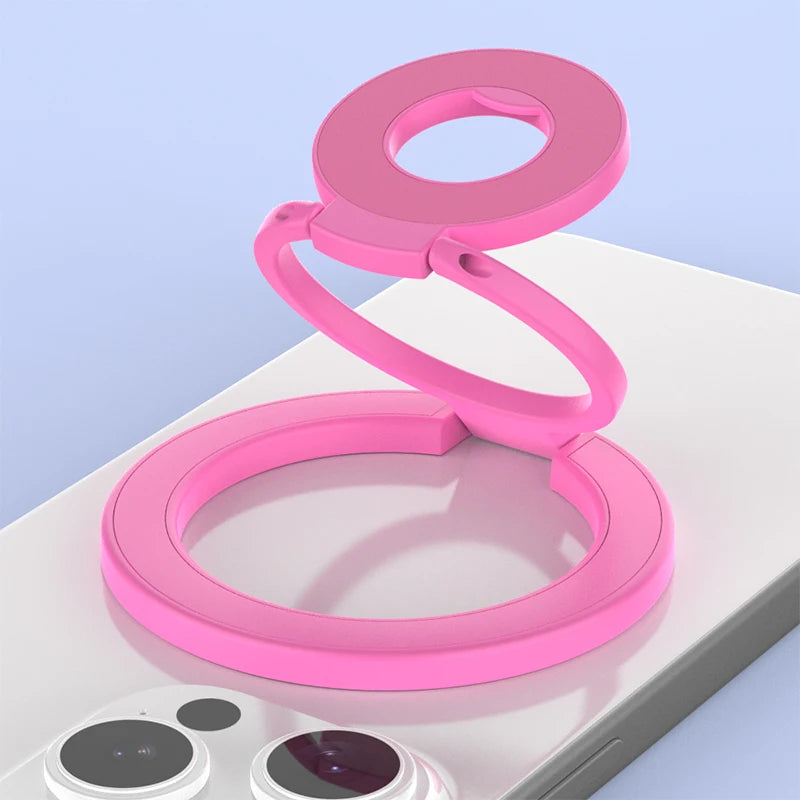 For MagSafe Double Sided Magnetic Phone Ring Holder Portable Folding Cellphone Stand Accessory Grip Bracket Support For iPhone