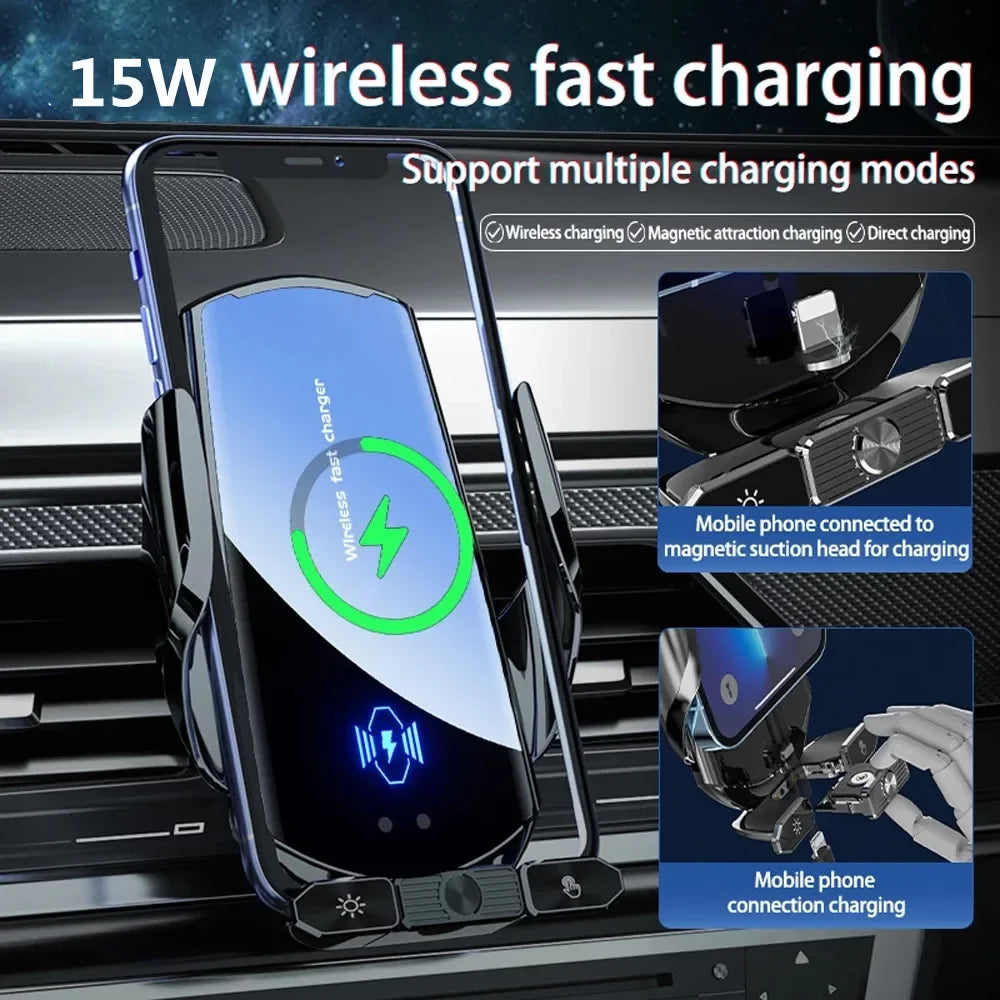 Magnetic Wireless Car Charger Air Vent | מטען אלחוטי מגנטי לפתח מזגן