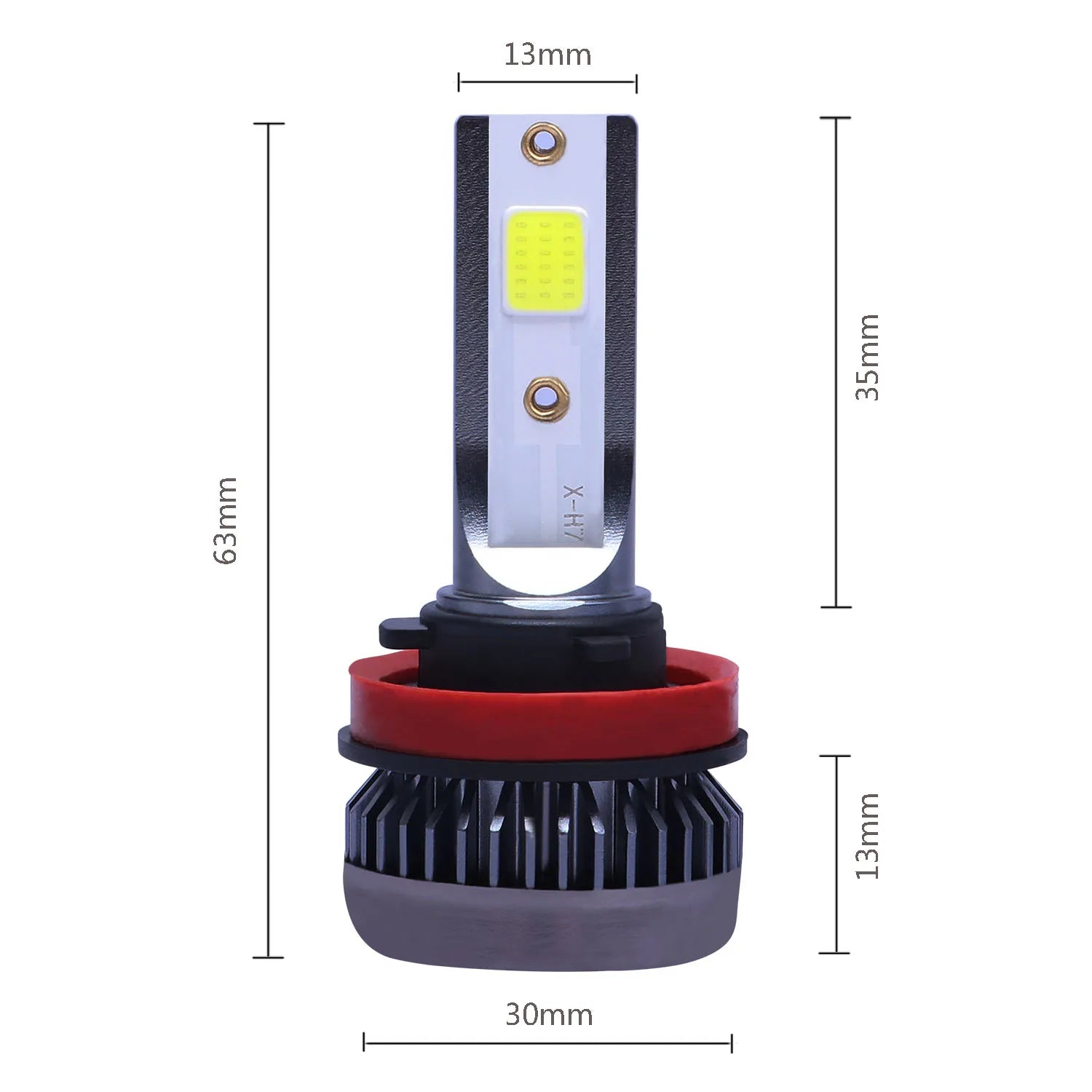 2Pcs LED Car Headlight Bulbs – H1/H4/H7/H11/9005/9006 High Brightness 20000LM 12V