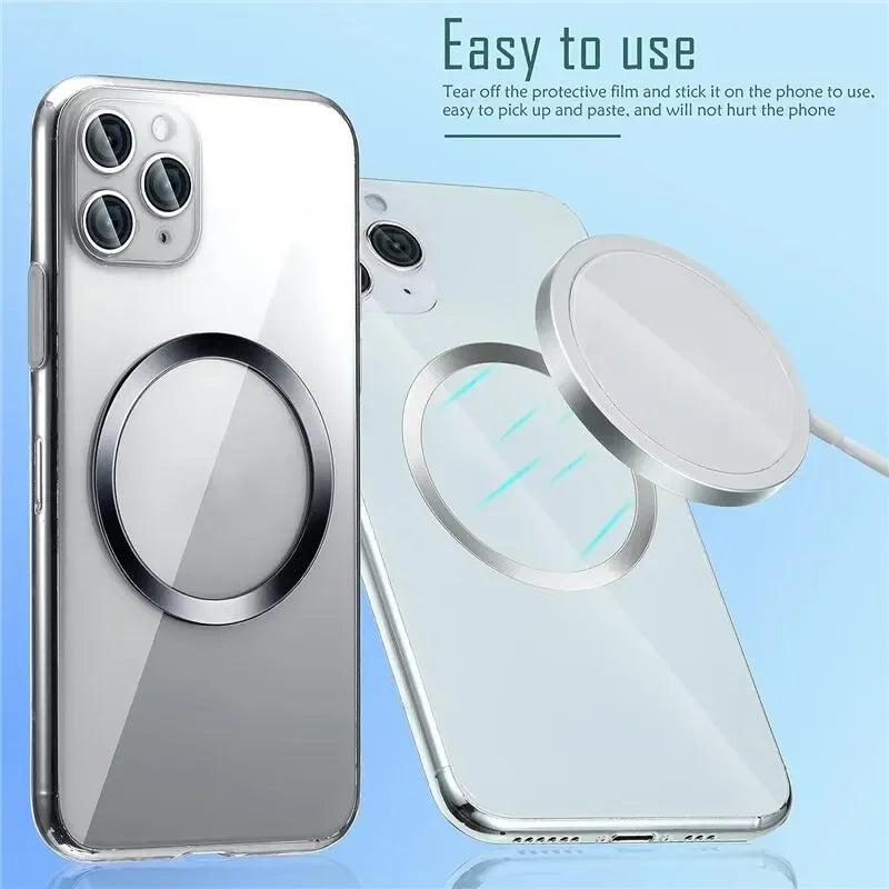 MagSafe Magnetic Plate Ring Stickers 10pcs | טבעות מגנטיות MagSafe 10 יחידות