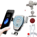 Fast Wireless Car Charger Holder – Auto Phone Mount for iPhone 17/16/15/14/13/12 & Samsung