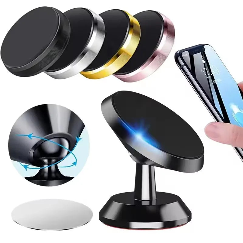 Magnetic Car Phone Holder Stick-On Dashboard | מעמד טלפון מגנטי דביקה לדשפד