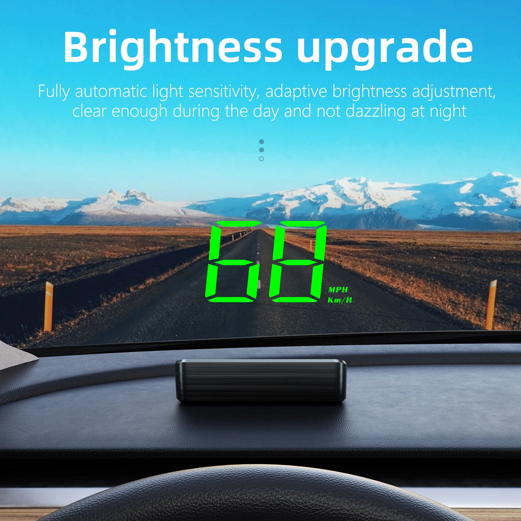 M2 HD Car Head up Display GPS Speedometer KM/H