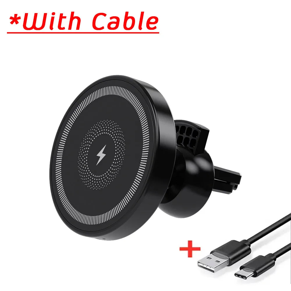 MagSafe Car Wireless Charger 30W Air Vent | מטען אלחוטי MagSafe 30W לפתח מזגן