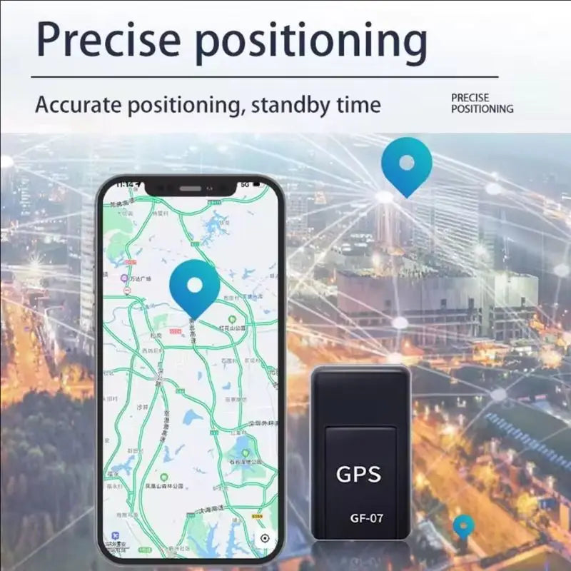 Mini GF07 GPS Tracker – Magnetic Car GPS Locator with Anti-Theft & Real-Time