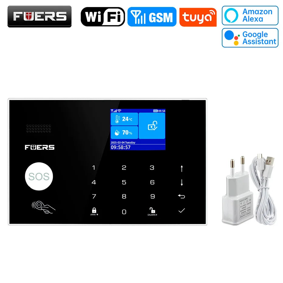 Smart WiFi GSM Home Alarm System Tuya | מערכת אזעקה ביתית WiFi GSM חכמה